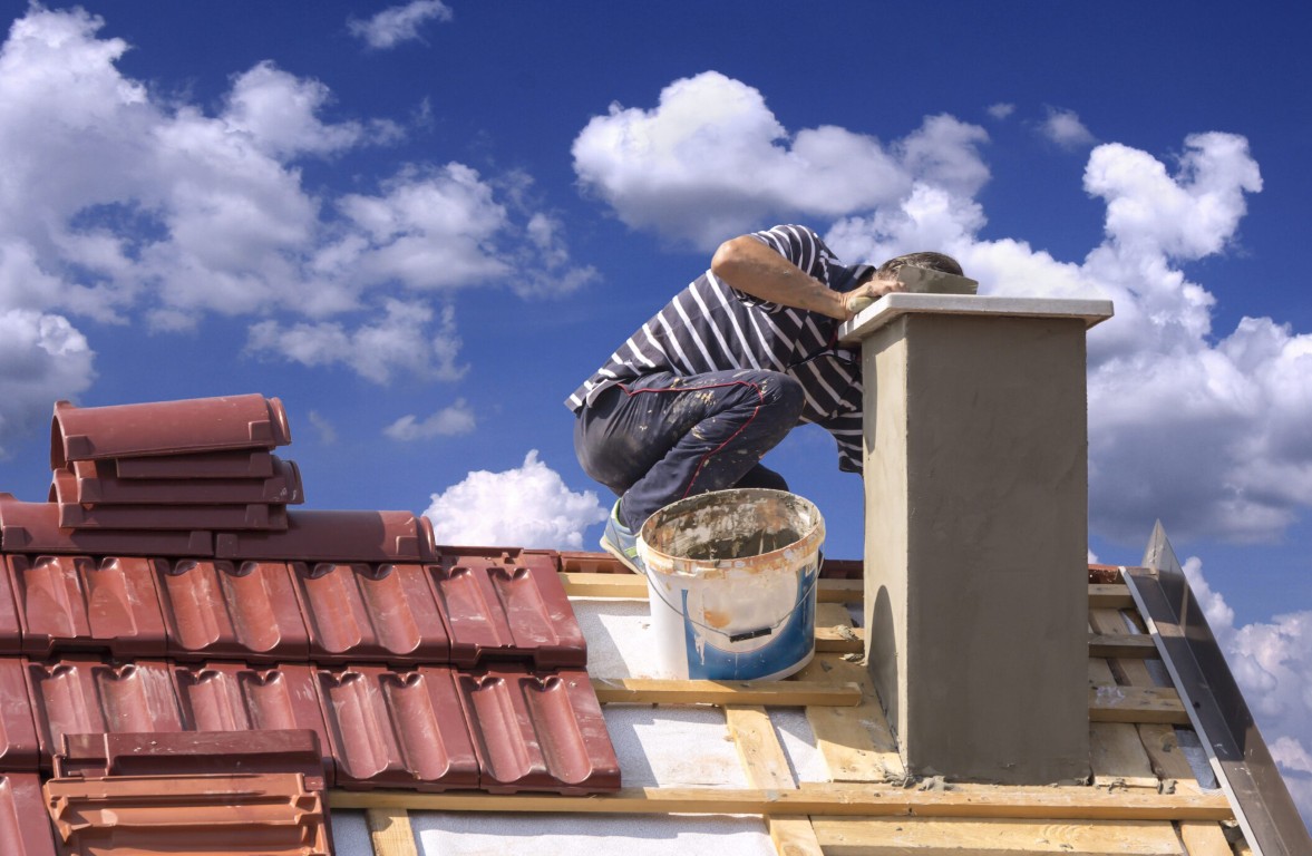 Top-rated masonry contractor performing chimney repair in Knoxville, TN